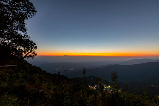 istock Beautiful natural in the Twilight Time on high mountain. 1062959942