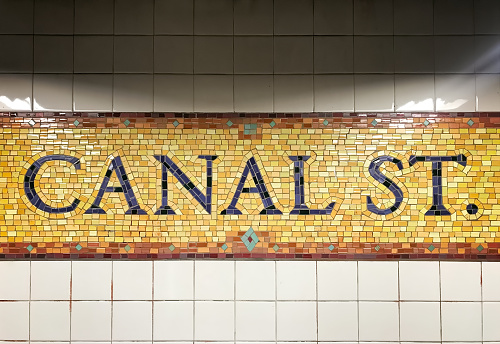 Canal street  subway station in New York City