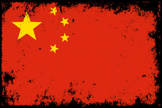 ilustraciones, imágenes clip art, dibujos animados e iconos de stock de china - bandera china