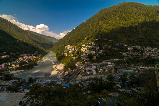 Karnaprayag is a city and municipal board in Chamoli District in the Indian state of Uttarakhand. Karnaprayag is one of the Panch Prayag of Alaknanda River, situated at the confluence of the Alaknanda, and Pindar River.