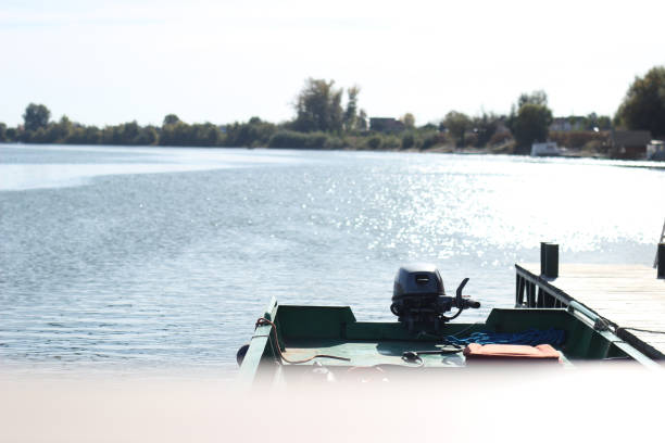 istock River fast boats at dock 1062974558