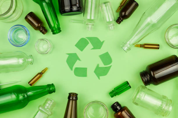 istock Recycle arrow symbol sign with garbage trash 1062987484