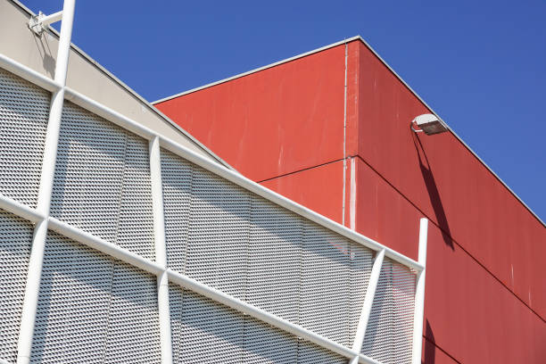 istock Metal Pattern Architecture details Facade Metal Geometric Structure 1062997600