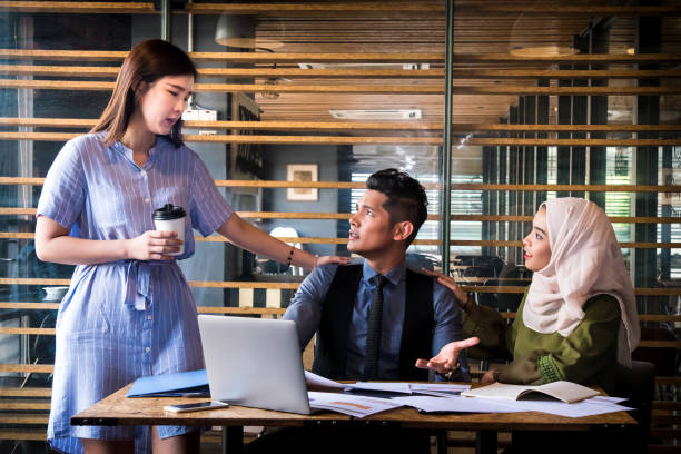 istock Dissatisfied manager upset with company bad sales performance 1063002418