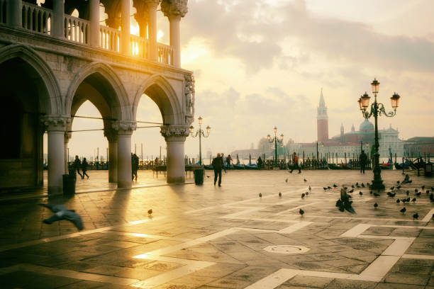 istock Sunrise at San Marco square 1063004150