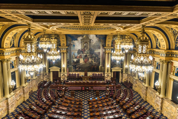 istock Pennsylvania State House of Representatives Chamber 1063017044