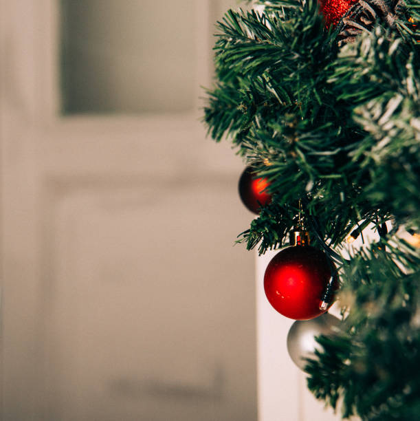 istock Background, square blank: Christmas tree decor, gifts, toys. 1063020226