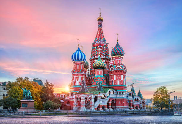 istock St. Basil’s Cathedral on Red Square with the first rays of the sun 1063020810