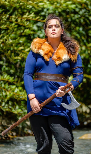 istock Female Viking Character 1063022160