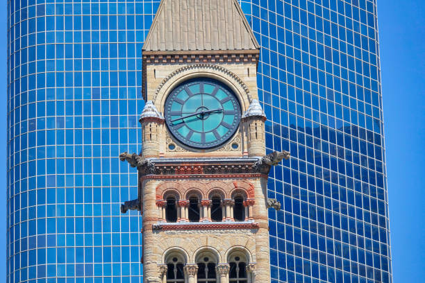 istock Toronto Old City Hall and Nathan Phillips Square at sunset 1063024846