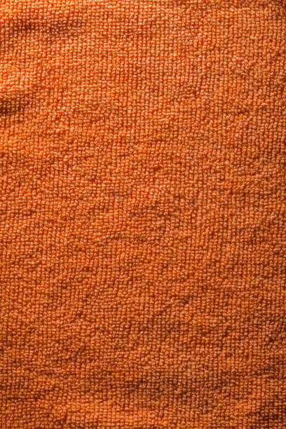 istock New household orange dishwashing cloth 1063025114