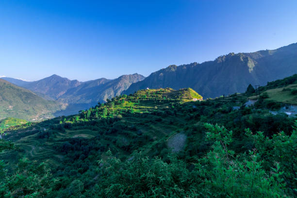 istock Sunset in Mountain - Tehri Garhwal, Uttarakhand, India 1063028194