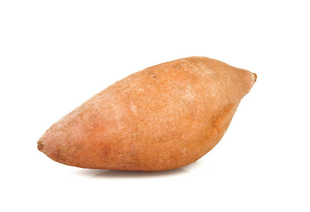 istock Sweet potatoes isolated on white 1063030686