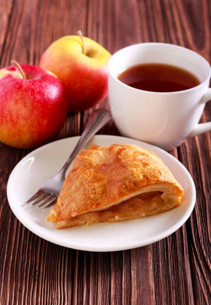 istock Apple and cinnamon filling pie slice 1063032222