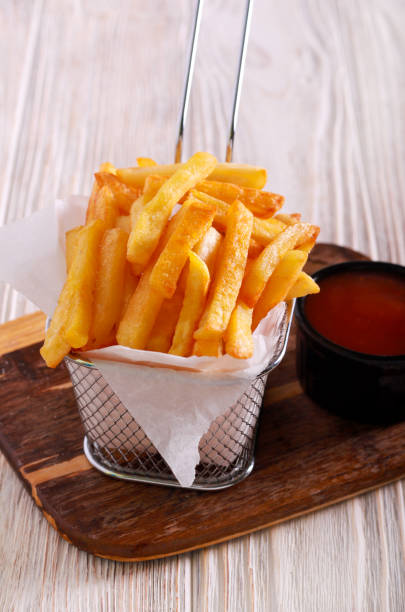 istock French fries in metal basket 1063032242