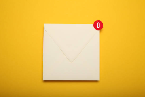 istock Announcement, address communication chat. Contact mail correspondence. Received message 1063032742