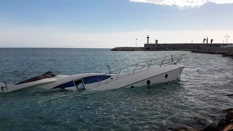 Yacht Semi-Sunk