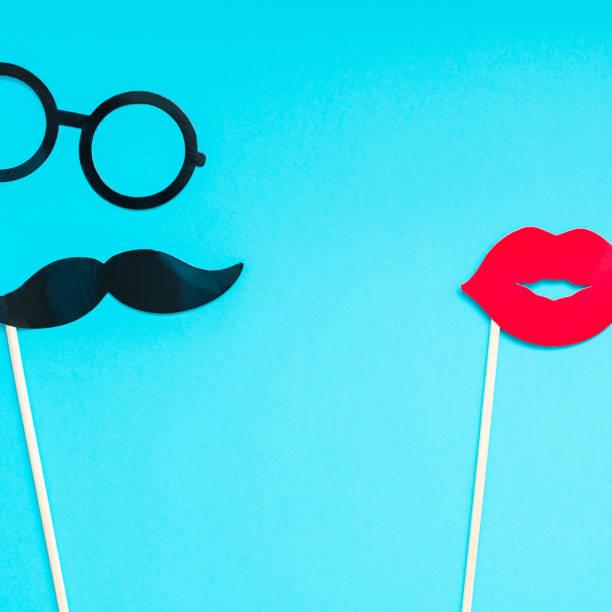 istock Paper moustaches for men fathers dad concept 1063039016