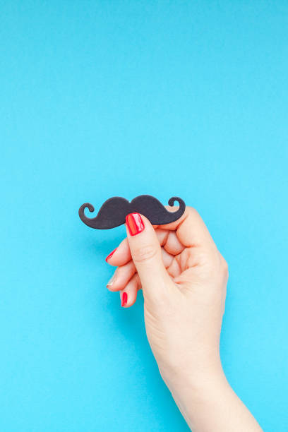 istock Paper moustaches for men fathers dad concept 1063039792