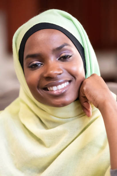 istock Muslim black young woman 1063044008