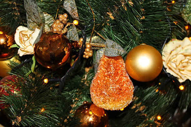 istock Decoration of Christmas tree. Close-up 1063046574