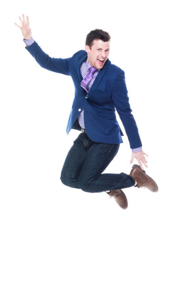 istock Happy businessman dancing 1063053788