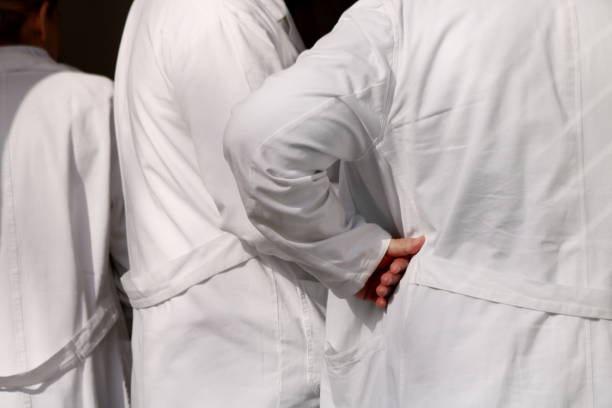 istock The group of doctors talks and rests 1063054786