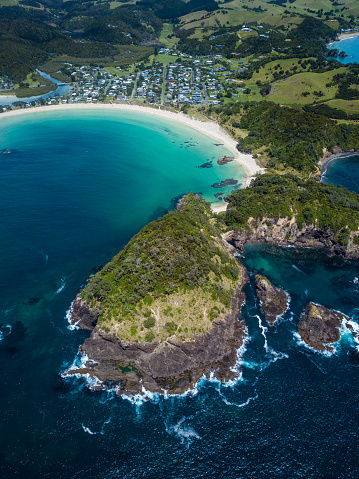 A view from above of the most beautiful place in whangarei heads