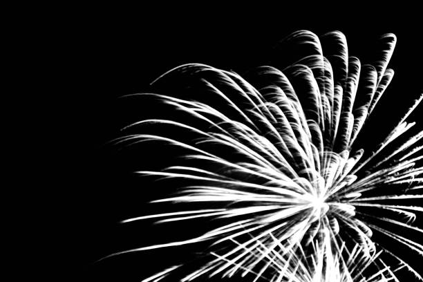 istock Bonfire celebration fireworks lighting up the sky 1063073626