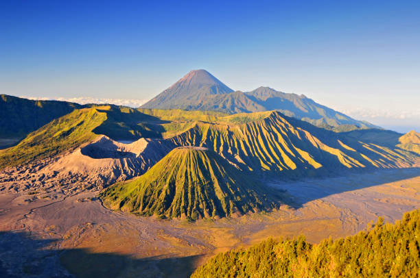 istock Bromo volcano at sunrise, Tengger Semeru National Park, East Java, Indonesia. 1063077472