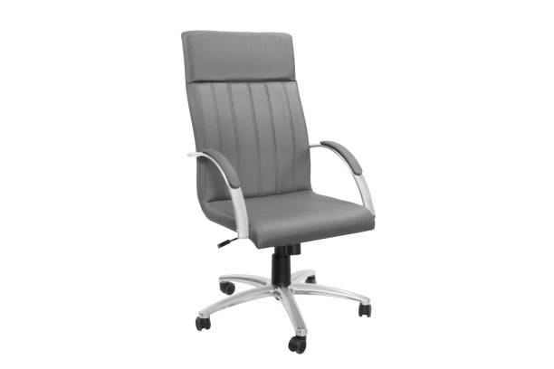 istock Grey office a chair. Object isolated of white background 1063078082