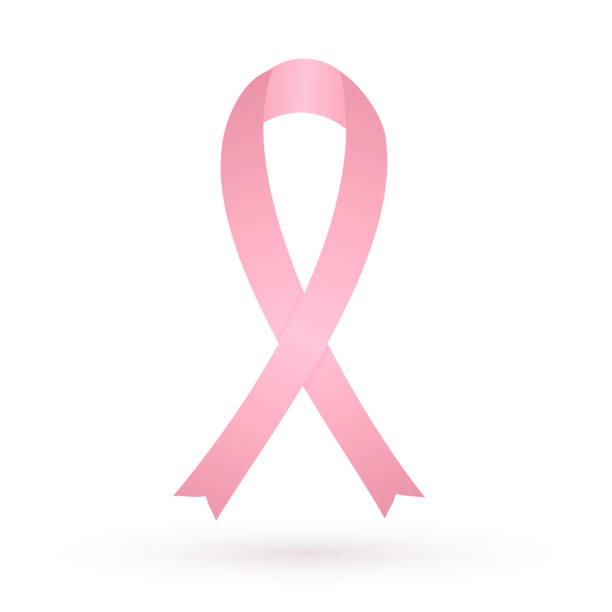 Breast cancer awareness icon. Silky pink ribbon isolated on white background. Symbol of women's healthcare. Medical concept. Vector design for banners, websites, apps, social media etc. Breast cancer awareness icon. Silky pink ribbon isolated on white background. Symbol of women's healthcare. Medical concept. Vector design template for banners, websites, apps, social media etc. breast cancer symbol for facebook stock illustrations