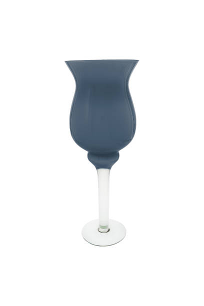 istock Elegant color glass vase isolated on a white background (glass, empty, vase) 1063101280