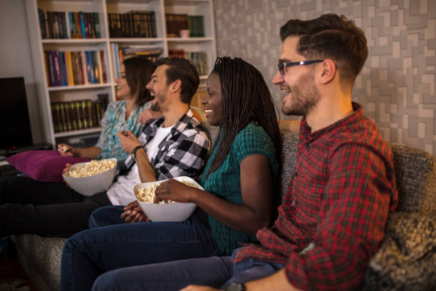 istock Friends have spend time together at home 1063115700