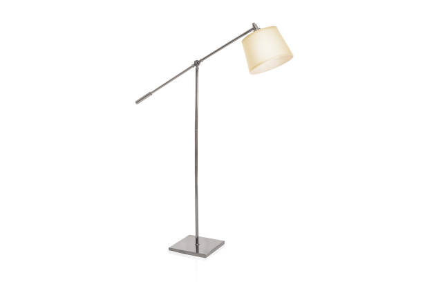 istock Decorative tripos standing light / FLOOR LAMP / LAMPSHADE isolated on white 1063120874