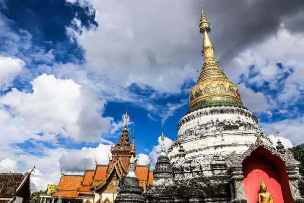 Photo of Thailand Chiang Mai Wat Bupparam stupa