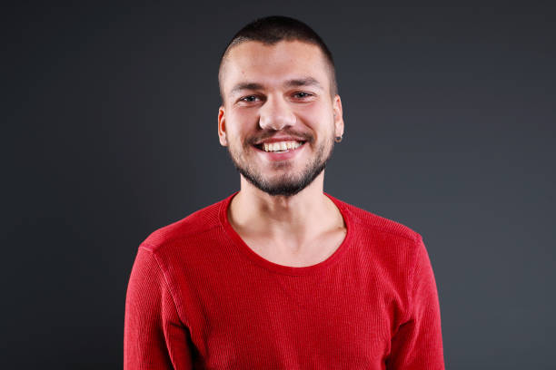 istock Portrait of young happy man 1063129946