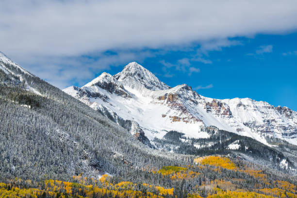 istock Snowcapped Mountain against Blue Sky 1063163952