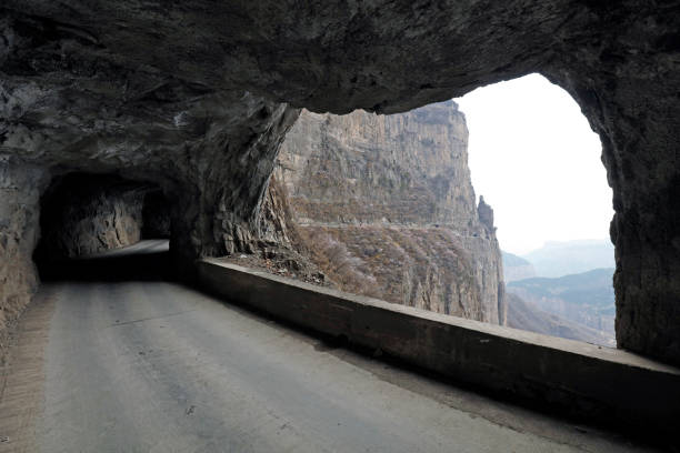 istock Kunshan Wall highway, Shanxi, Lingchuan, China 1063170018
