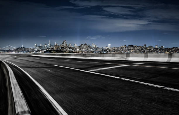 istock tarmac road with san francisco panorama 1063173932