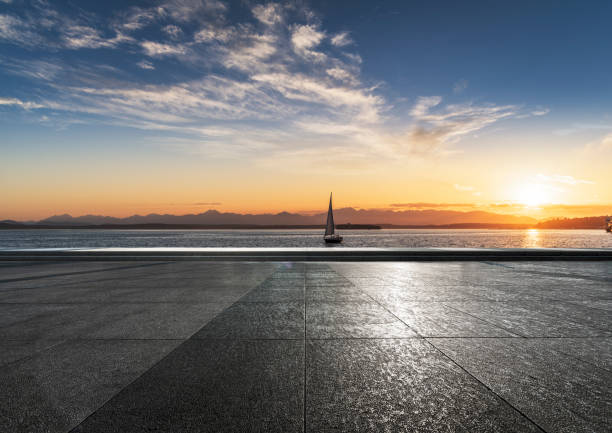 istock scenic view of a sailing boat at sunset 1063175498