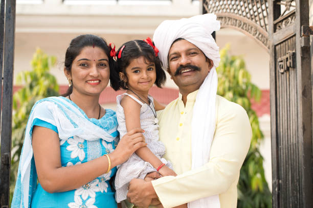 istock Happy Indian family 1063201100