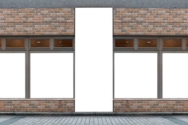 istock Shop Boutique Store Front with Big Window and Place for Name 1063201474