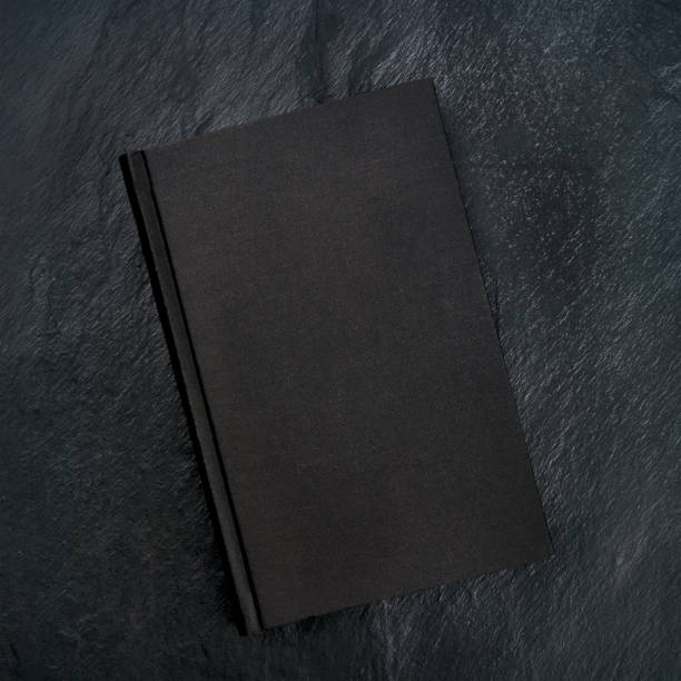 istock A black book, shot from above on a black background with copy space 1063204616