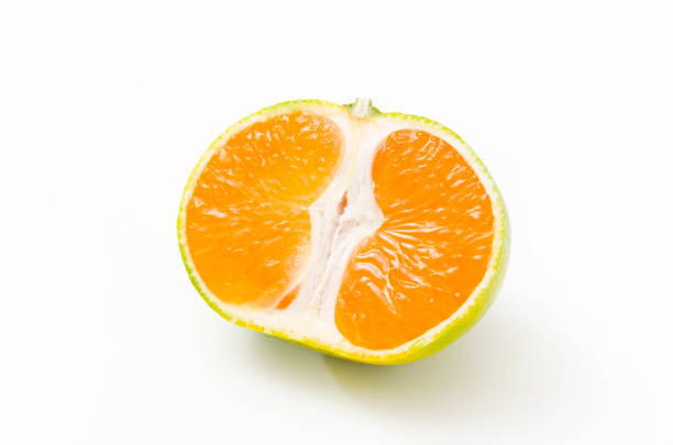istock Half Cut Citrus unshiu, mandarin satsuma orange 1063208502