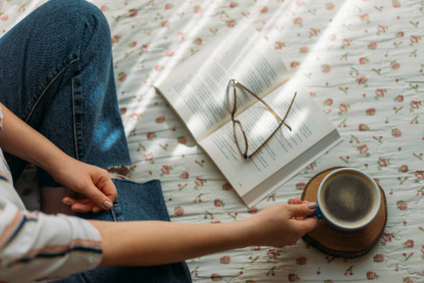 istock Nothing better than sliding into bed with a good read 1063221250