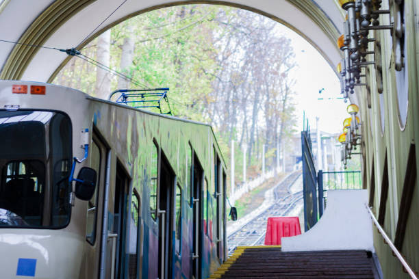 istock Urban funicular in Kiev, Ukraine 1063225516