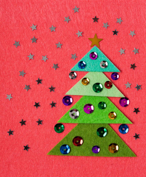 istock Felt Crhristmas card, DIY idea 1063237378