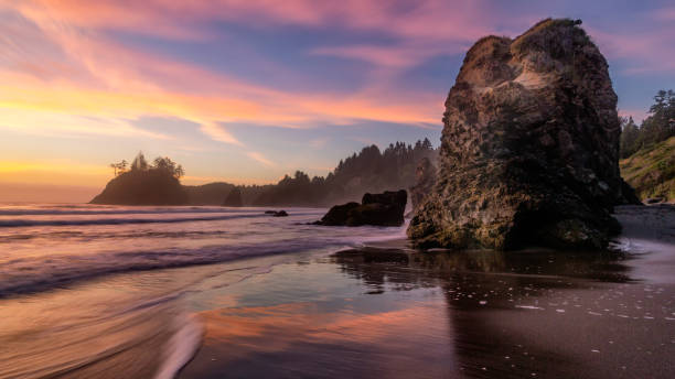 istock Evening Sunset at a Tropical Rocky Beach 1063239076