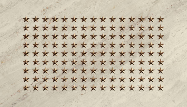brązowa gwiazda i marmurowa ściana pamięci - medal bronze medal military star shape zdjęcia i obrazy z banku zdjęć
